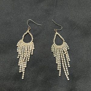Gold dangly earrings